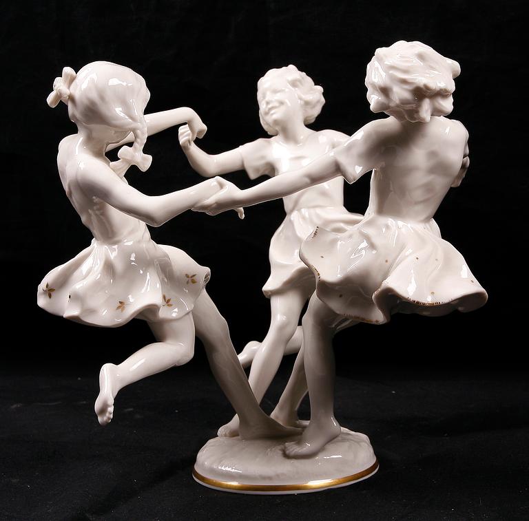 FIGURIN, porslin, Hutchenreuther. 1900-talets andra hälft.
