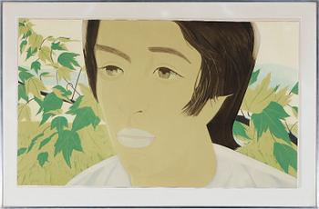 Alex Katz · ALEX KATZ, färgakvatintetsning, signerad och numrerad 50/90, utgiven 1975.