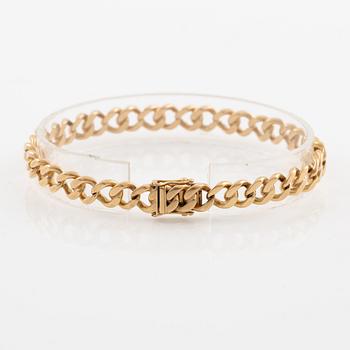 Armband 18K guld, pansarlänk.
