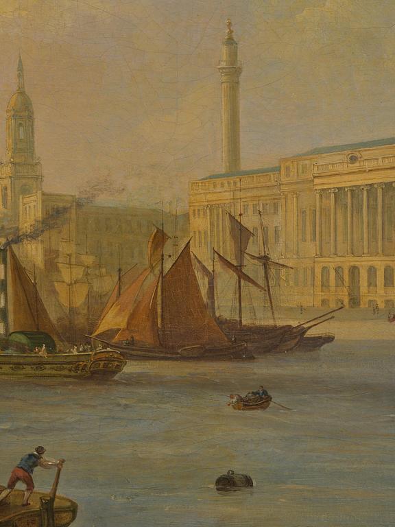 Thomas Sautelle Roberts, attributed to, "The new custom house.".