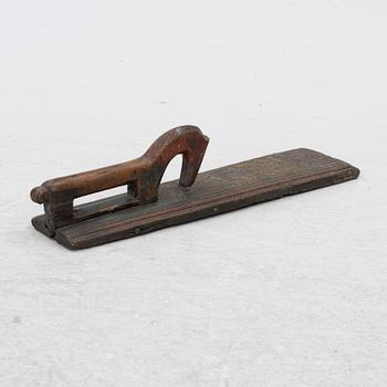 Mangeldon, southern Sweden, dated 1786.