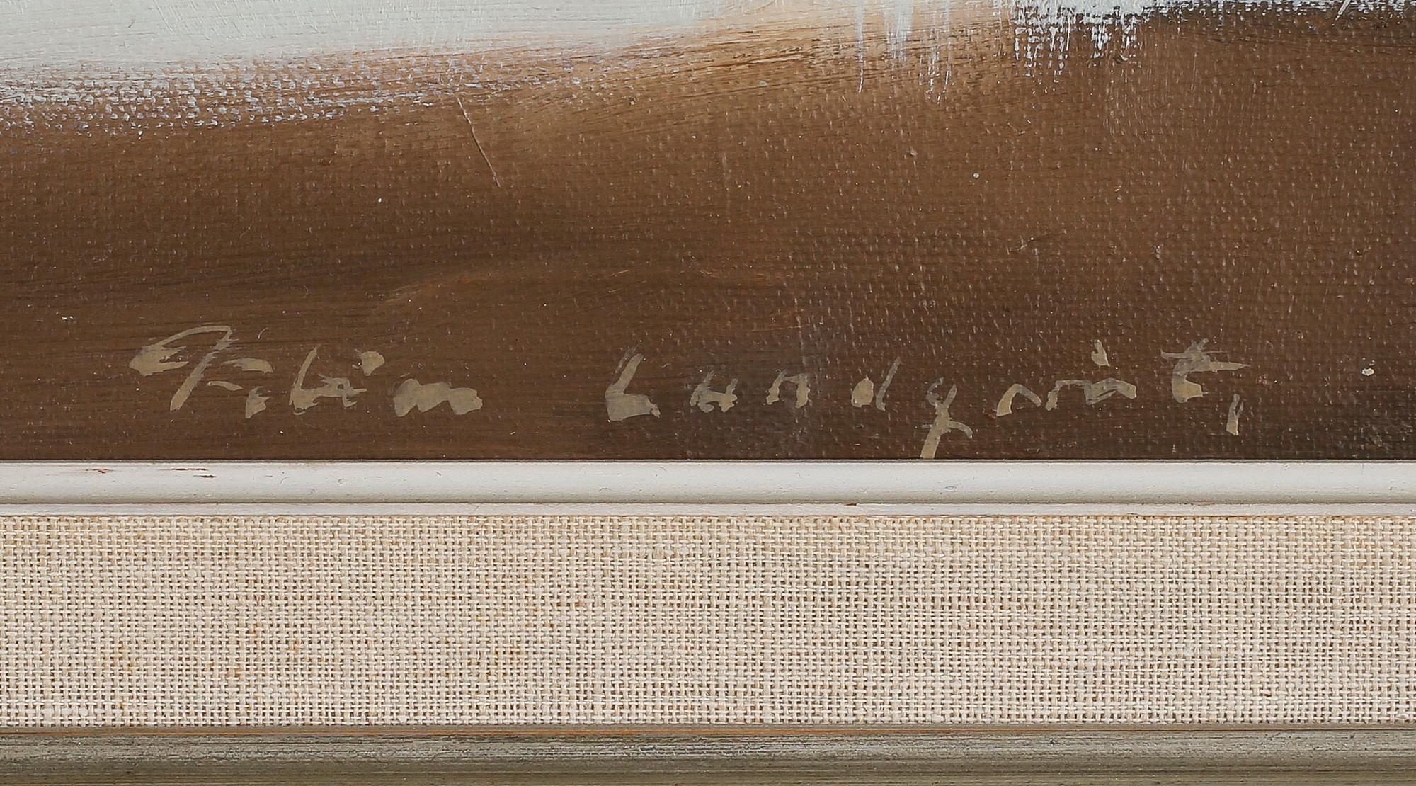 FABIAN LUNDQVIST, olja på duk, signerad.