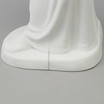 A bisquit sculpture of a 'Farisé' after Bertel Thorvaldsen. Bing & Gröndahl, Denmark, 20th Century.