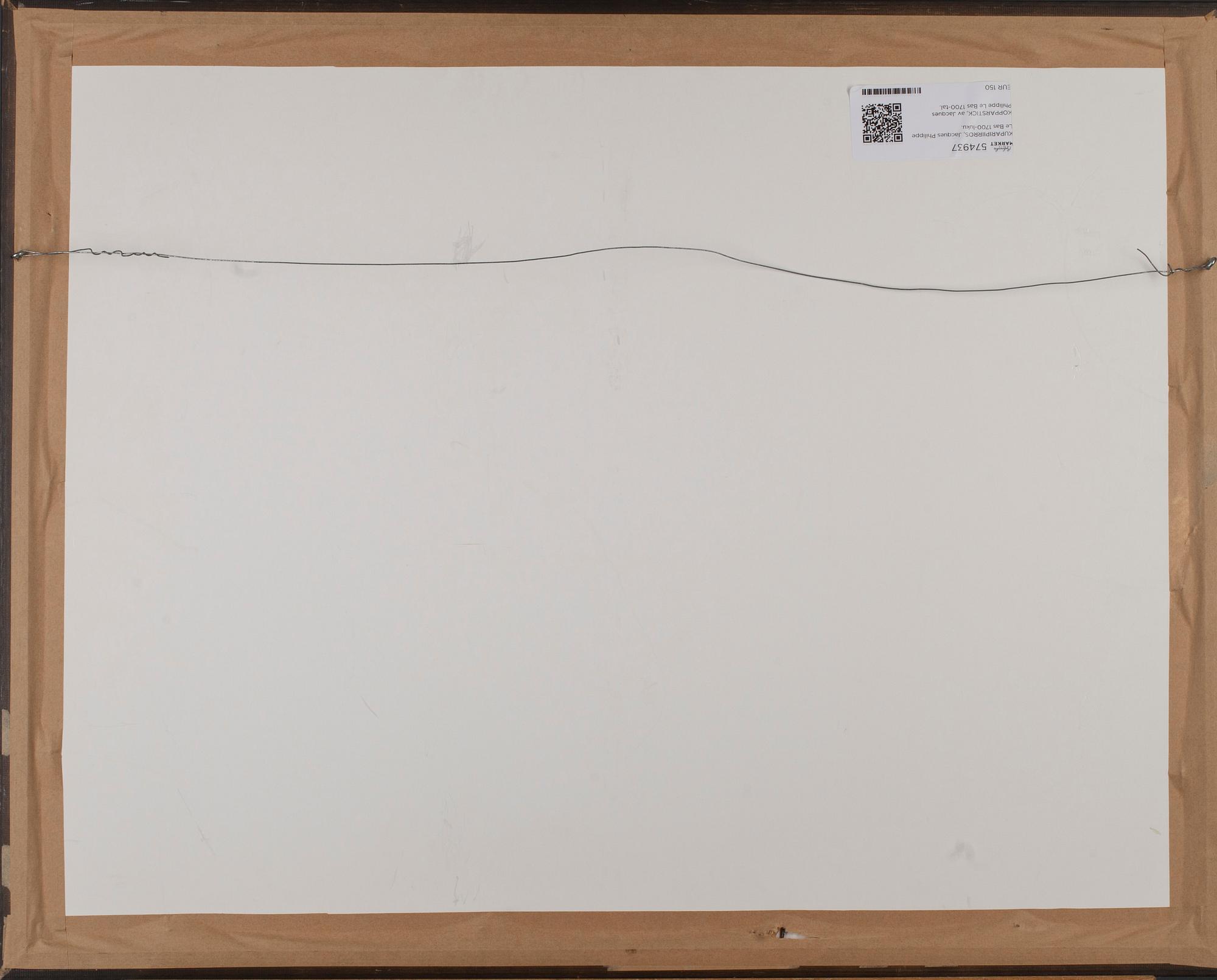 KOPPARSTICK, av Jacques Philippe Le Bas 1700-tal.