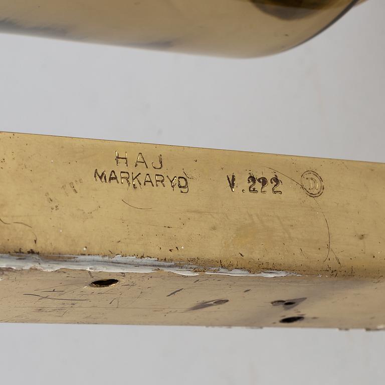 Hans Agne Jakobsson, vägglampa, "V222", Markaryd, 1900-talets andra hälft.