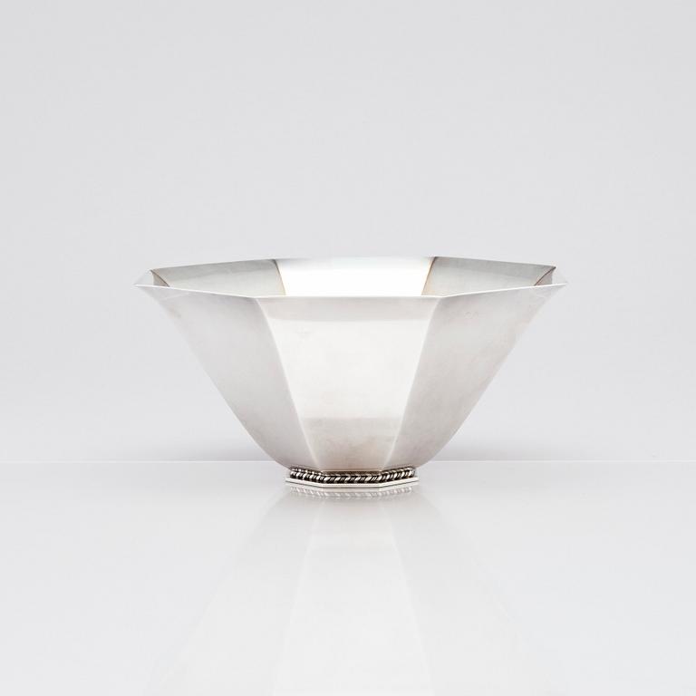 Wiwen Nilsson, a sterling silver bowl, Lund Sweden 1941.