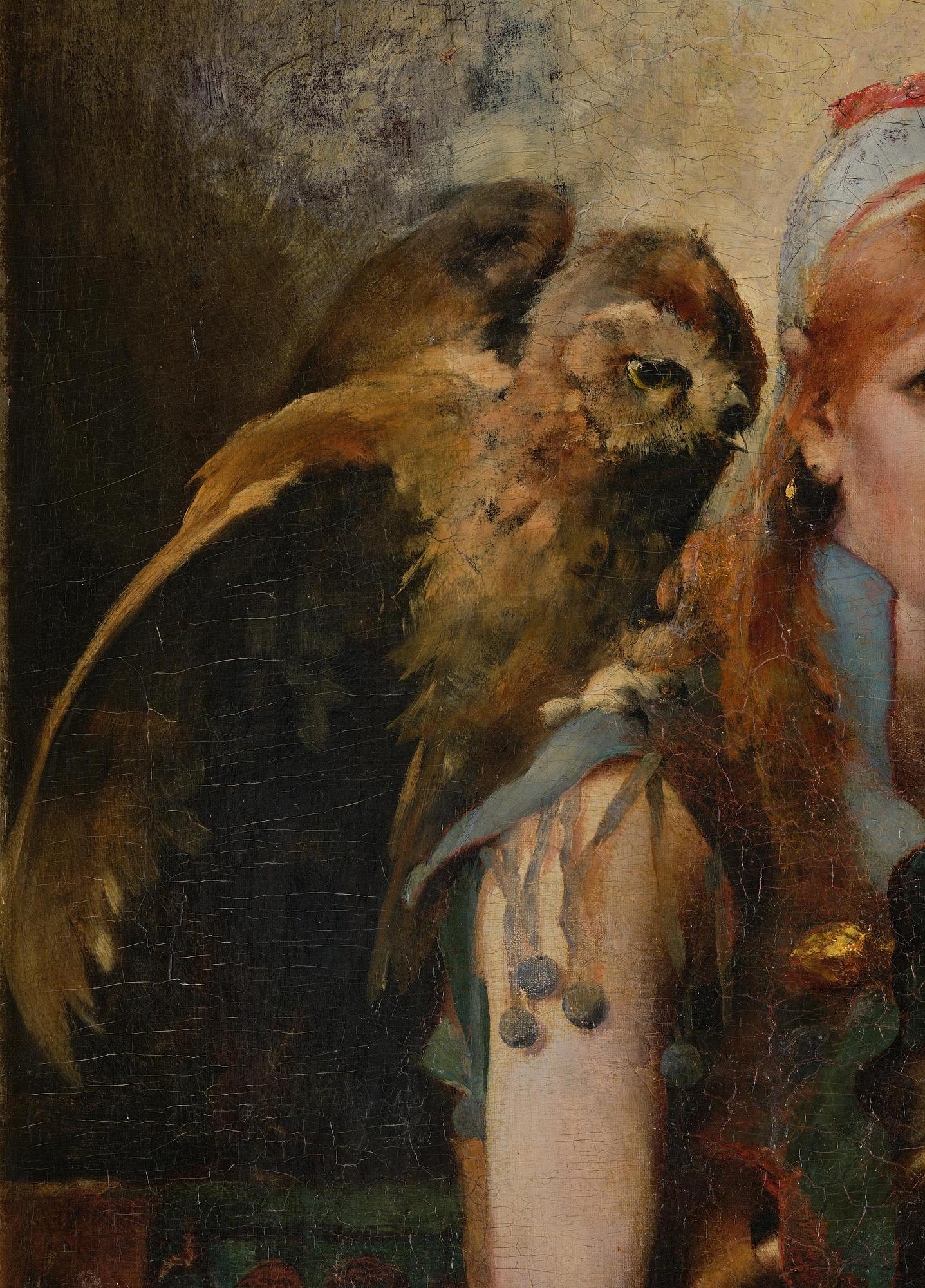 Carl Larsson, "Häxans dotter" ("The Witches daughter").