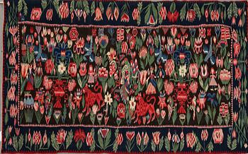 BONAD, flamskväv, Skåne, signerad och daterad 1970. Ca 186 x 84 cm.