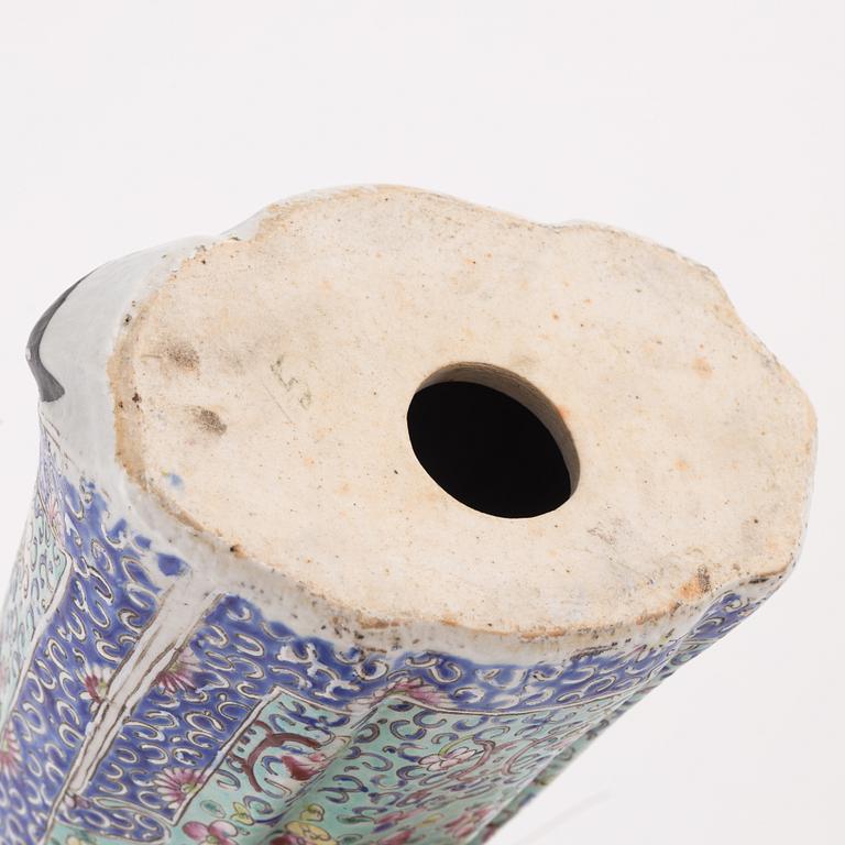 A large Chinese porcelain figure, second half of the 20th Century.