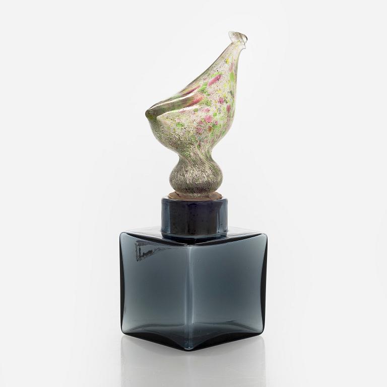 Kaj Franck, flaska, KF254, signerad K. Franck Nuutajärvi -62.