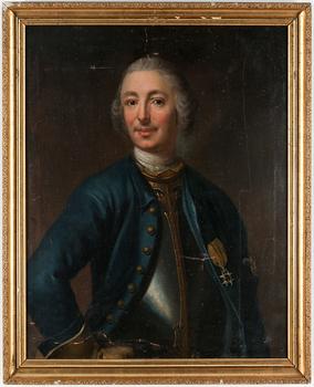 JOHAN HENRIK SCHEFFEL, oil on canvas.