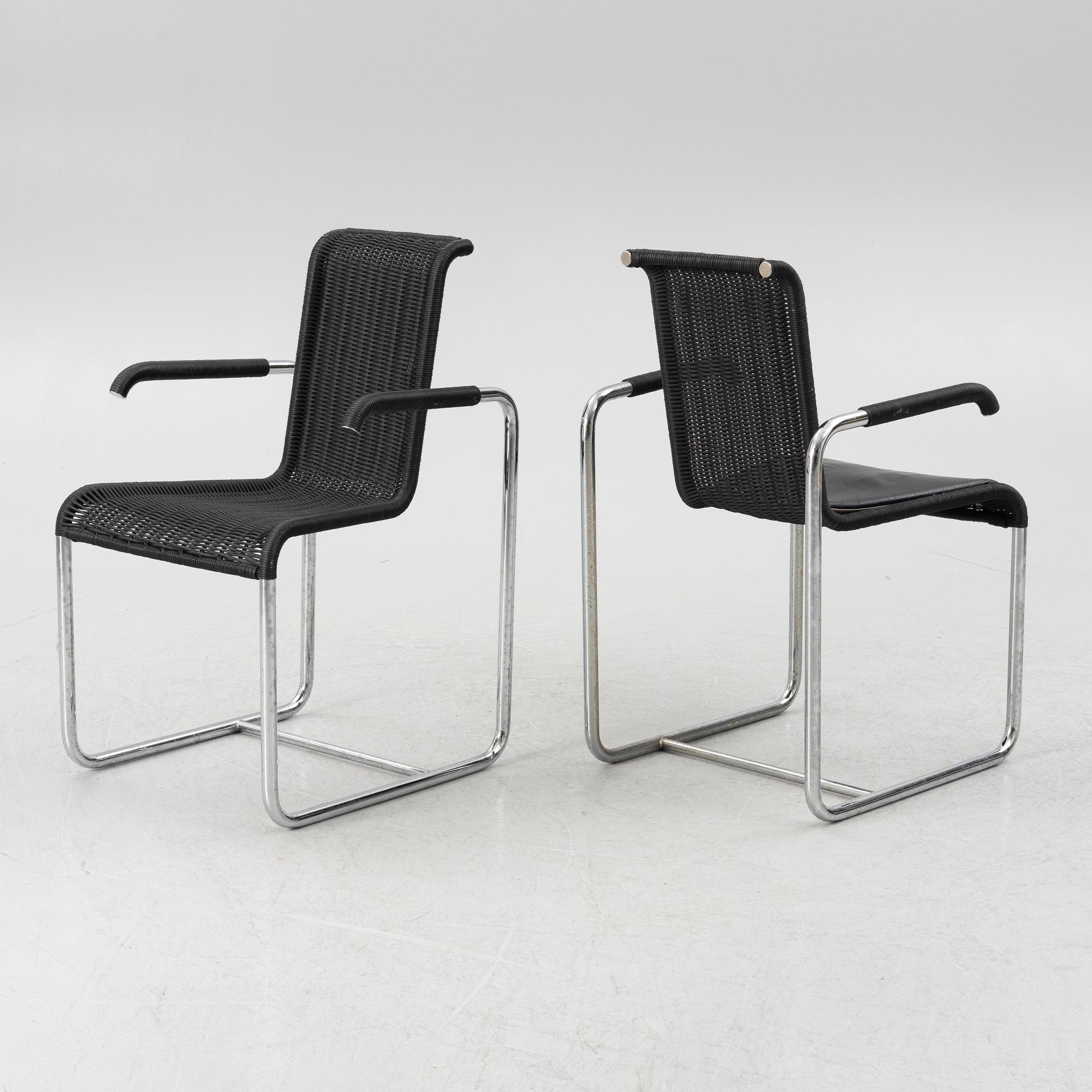 Karmstolar, 4 st, 1900-talets andra hälft.