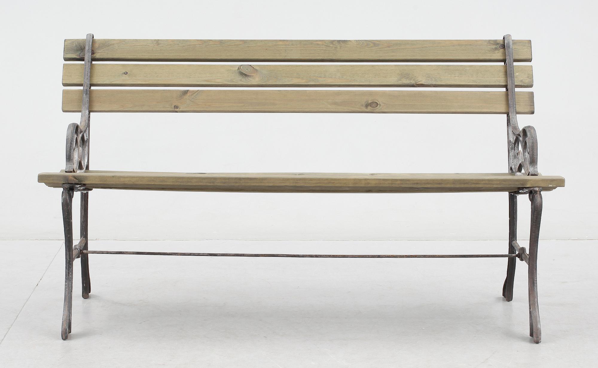 TRÄDGÅRDSSOFFA, gjutjärn, 1900-talets andra hälft.