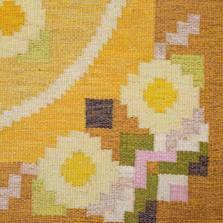 INGEGERD SILOW, MATTO, flat weave, ca 236 x 163,5-166  cm, signerad IS.