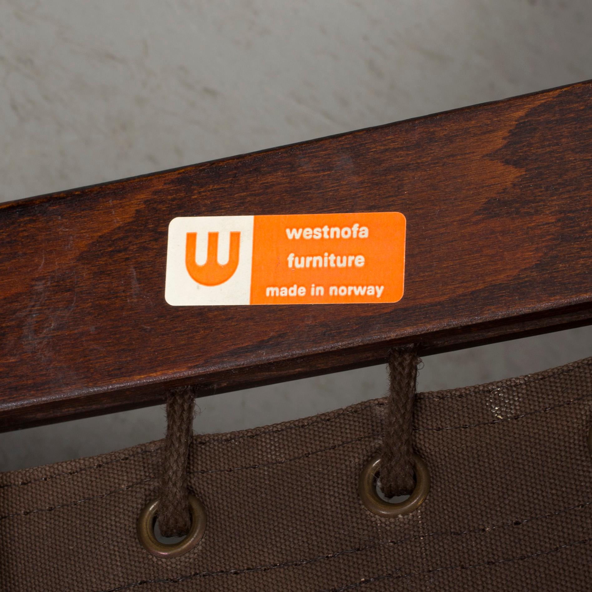 A pair of 1970s "Siesta", easy chairs and sofa tables by Ingmar Relling, Norge.