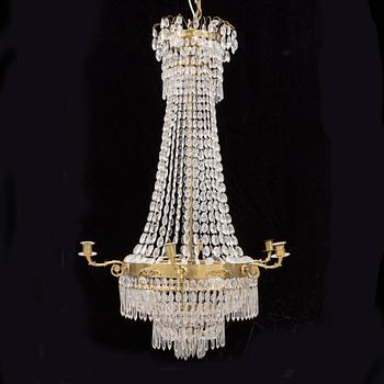 LJUSKRONA, empirestil, 1800-talets andra hälft.