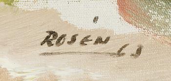 SVEN OLOF ROSÉN, olja på duk, sign.