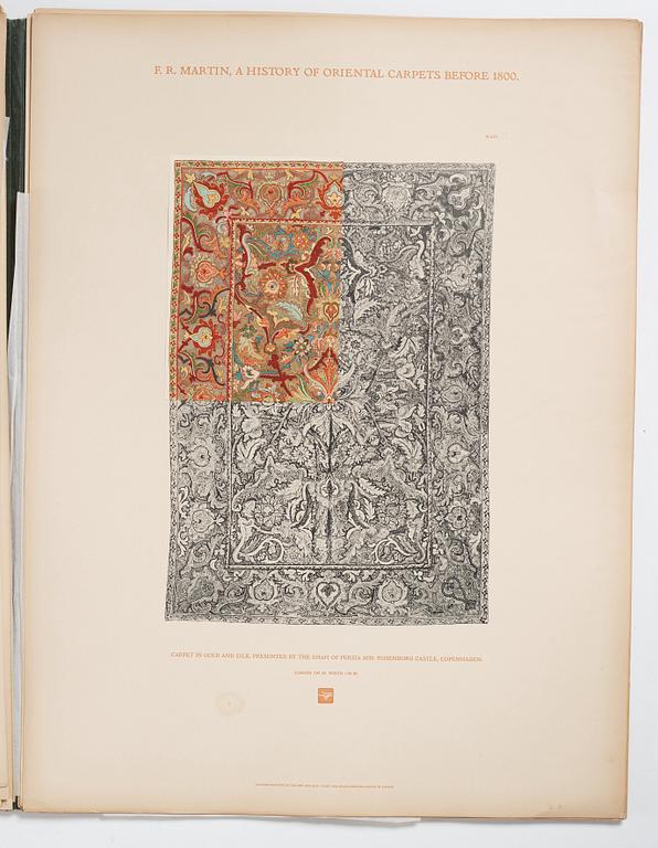 Fredrik Robert Martin: "A History of Oriental Carpets before 1800", Vienna, 1906.