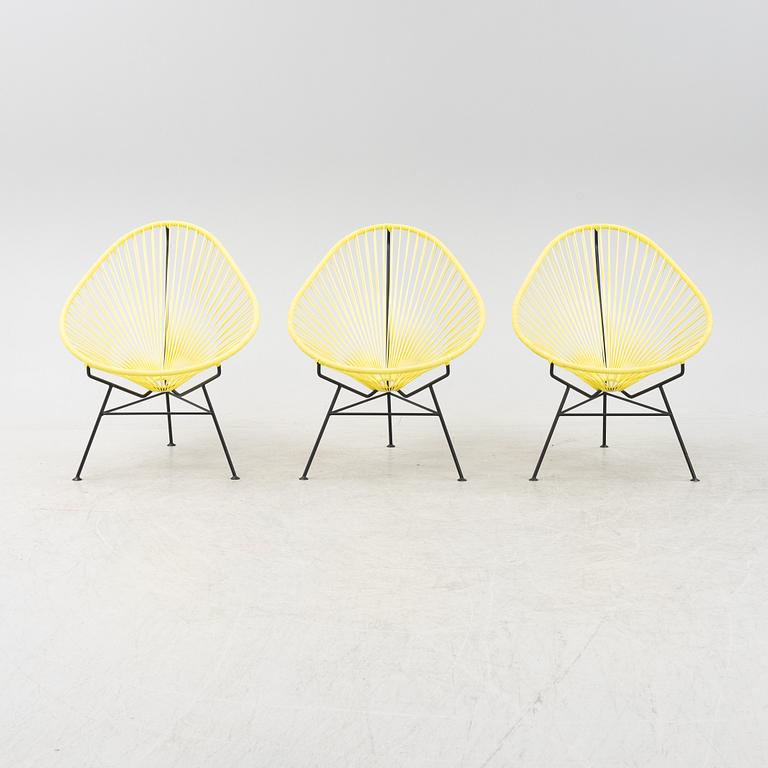 Kirsten Krogh & Jacob Fasting, three 'Acapluco' chairs from the Acapulco series, OK-Design, 21st century.