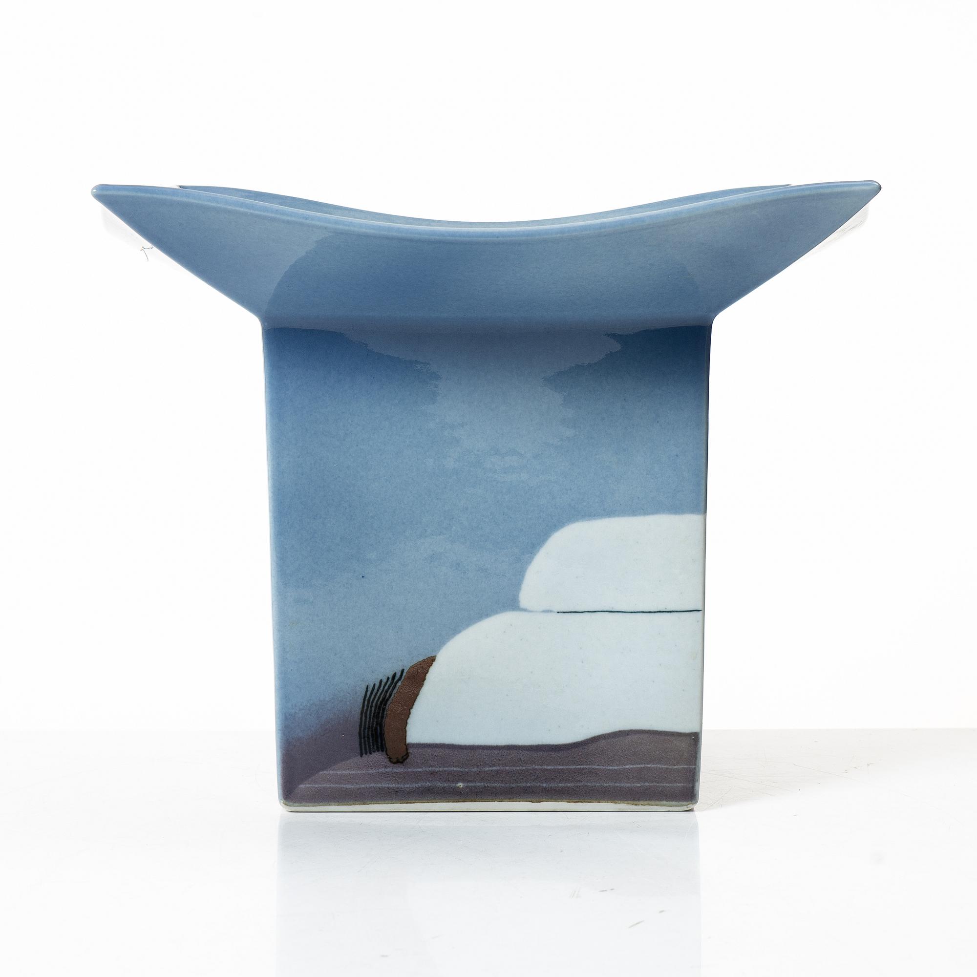 Inger Persson, a porcelain vase, Rörstrand.