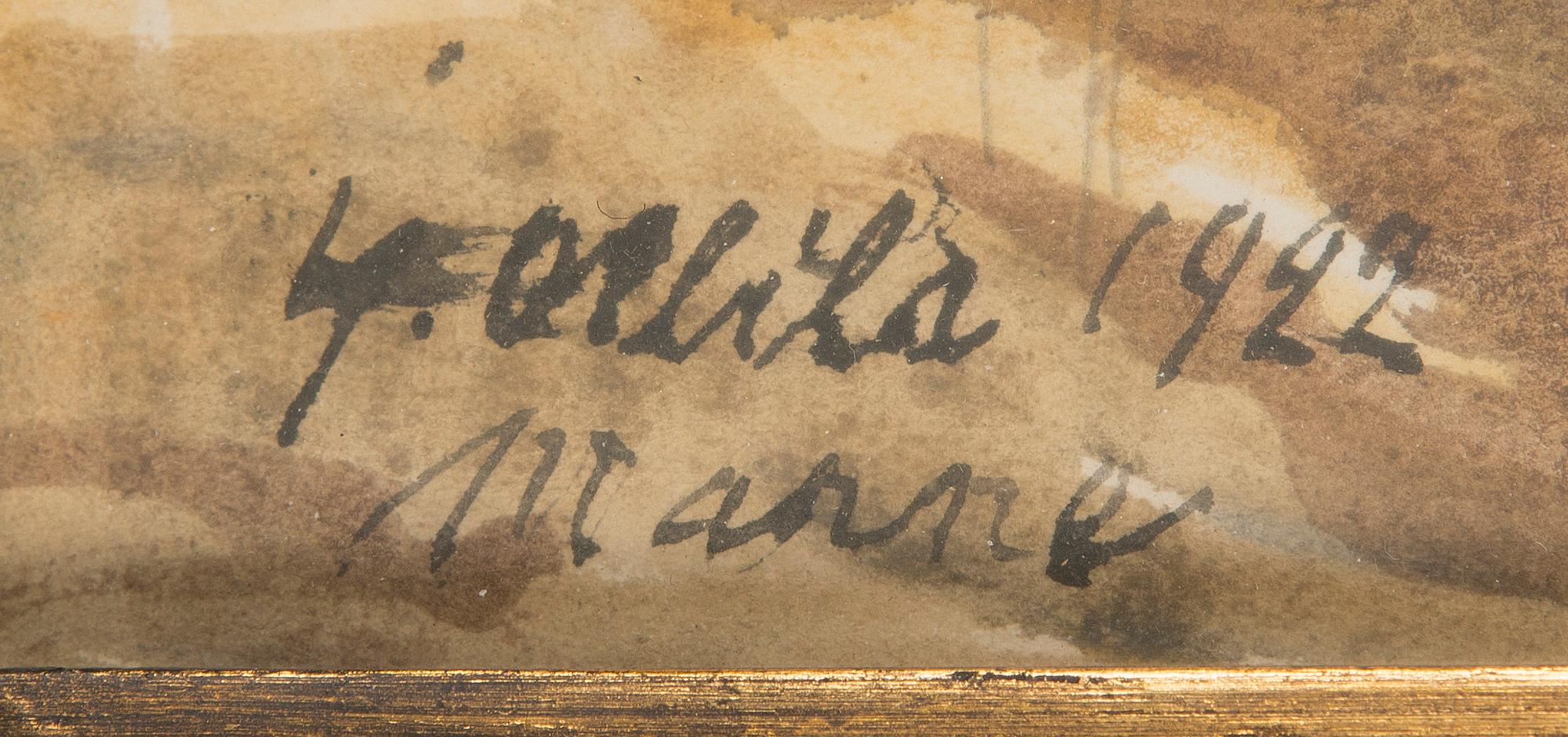 Yrjö Ollila, Vy från Marne-floden.