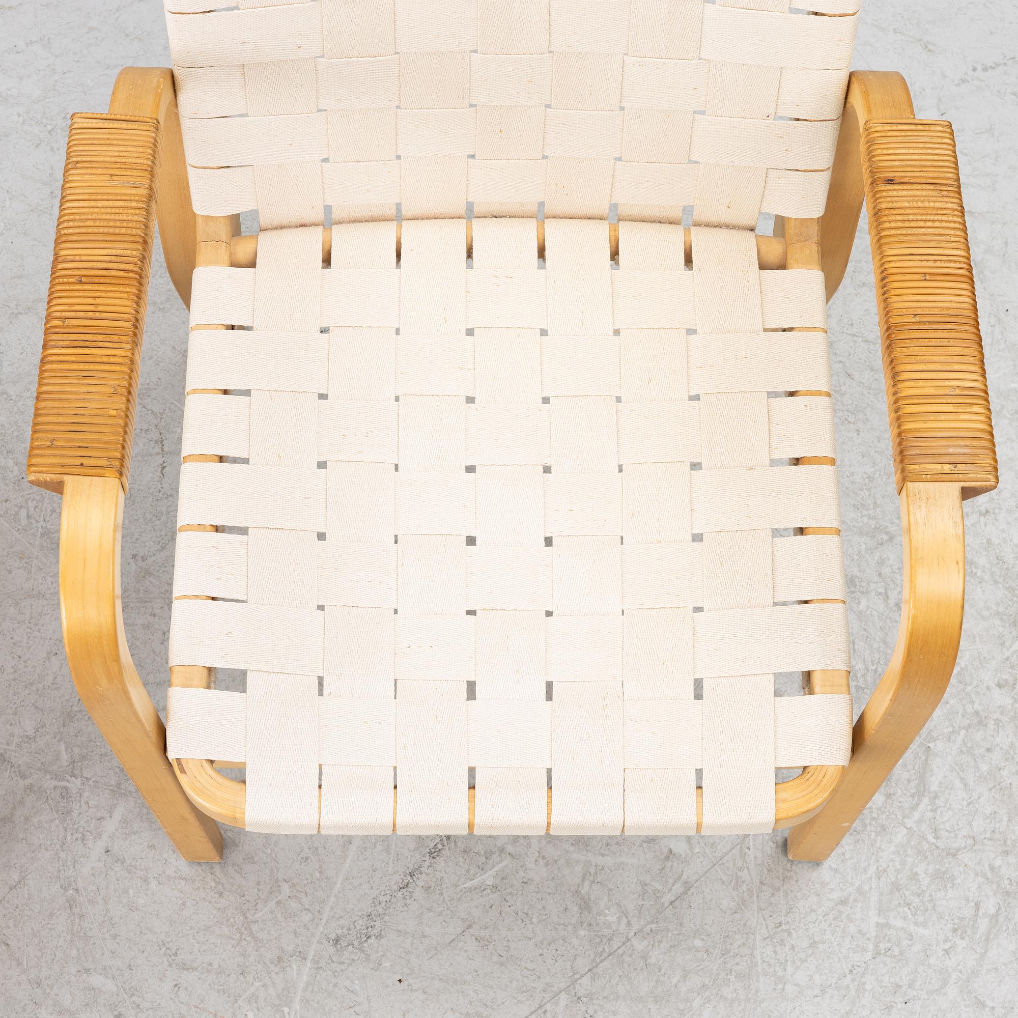 Alvar Aalto, Armchairs, a pair, model 45, Artek, Finland.