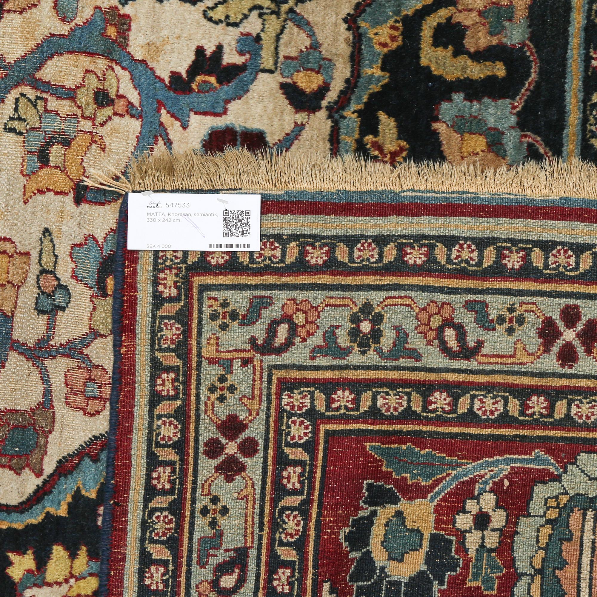 MATTA, Khorasan, semiantik, 330 x 242 cm.