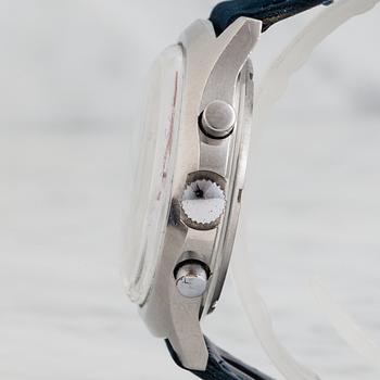 GLYCINE, kronograf, "15 Pulsations", armbandsur, 42 mm.
