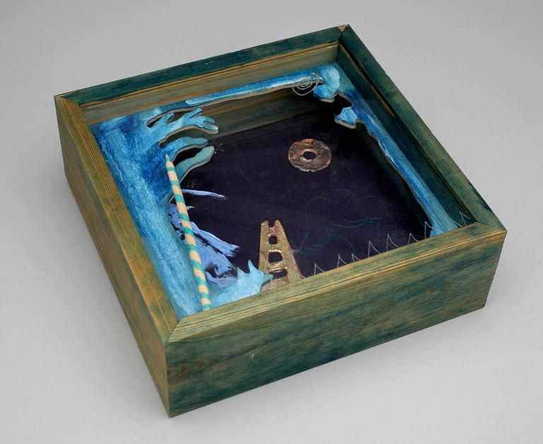 IAN RUSTH, diorama/multipel med bok, sign o numr 45/50.
