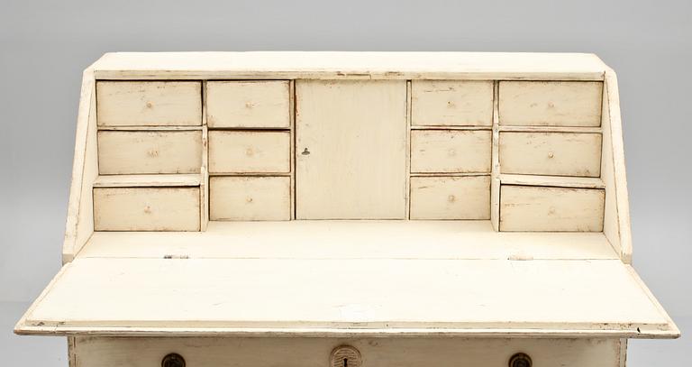 SEKRETÄR, gustaviansk stil. 1800/1900-tal.