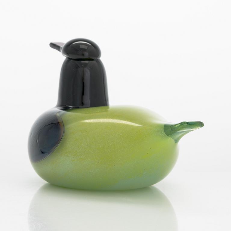 Oiva Toikka, glass bird signed O. Toikka Nuutajärvi.