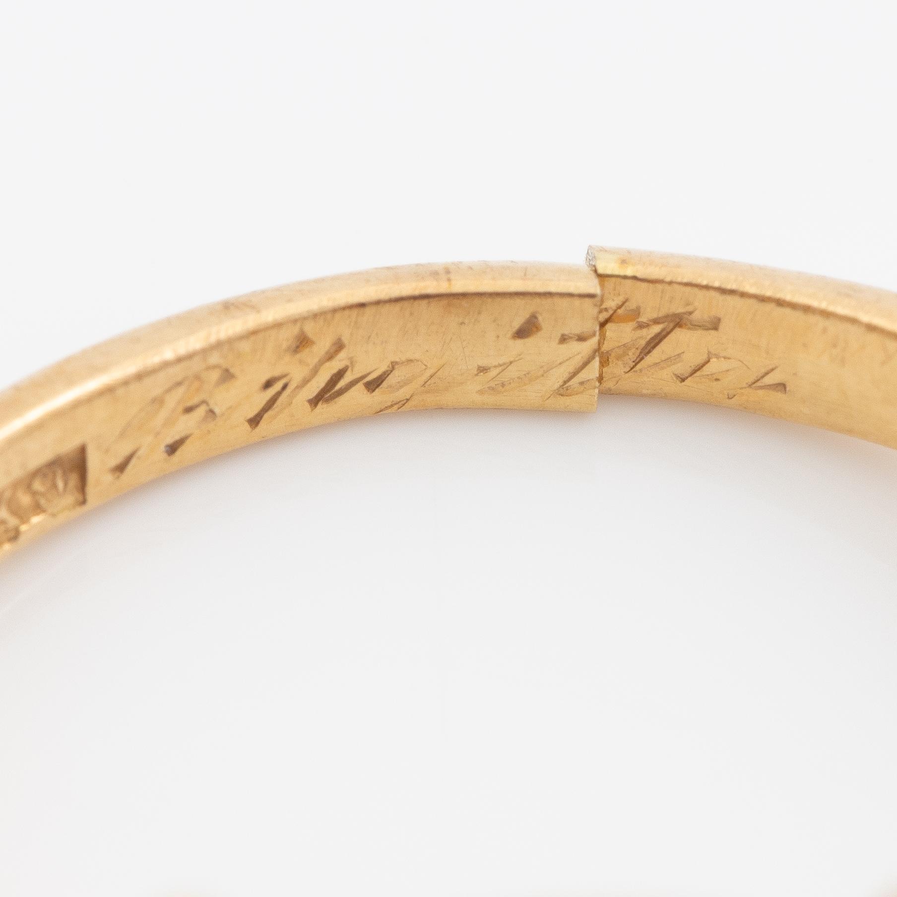 Ring, Stigbert, Engelbert 18K gold with amethyst.