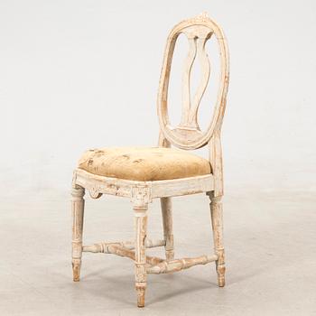 Gustavian chair, Stockholm work, late 18th century.
