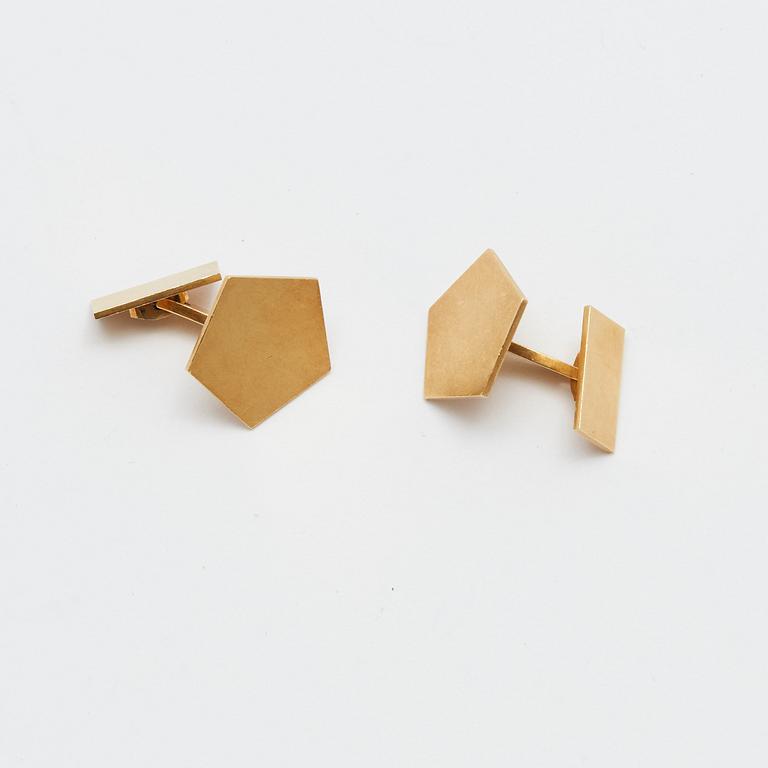 Wiwen Nilsson, manschettknappar, ett par, Lund 1964,