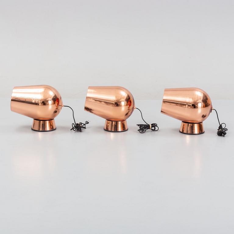 Tom Dixon, a set of three "Fat Spot" lights.