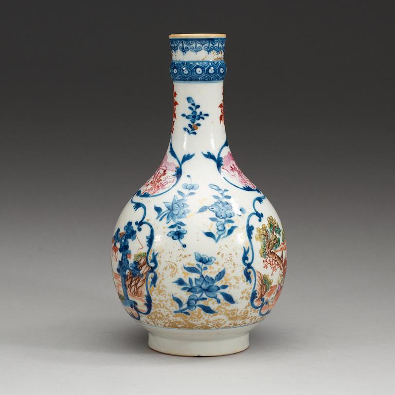 A famille rose vase, Qing dynasty, Qianlong (1736-95).