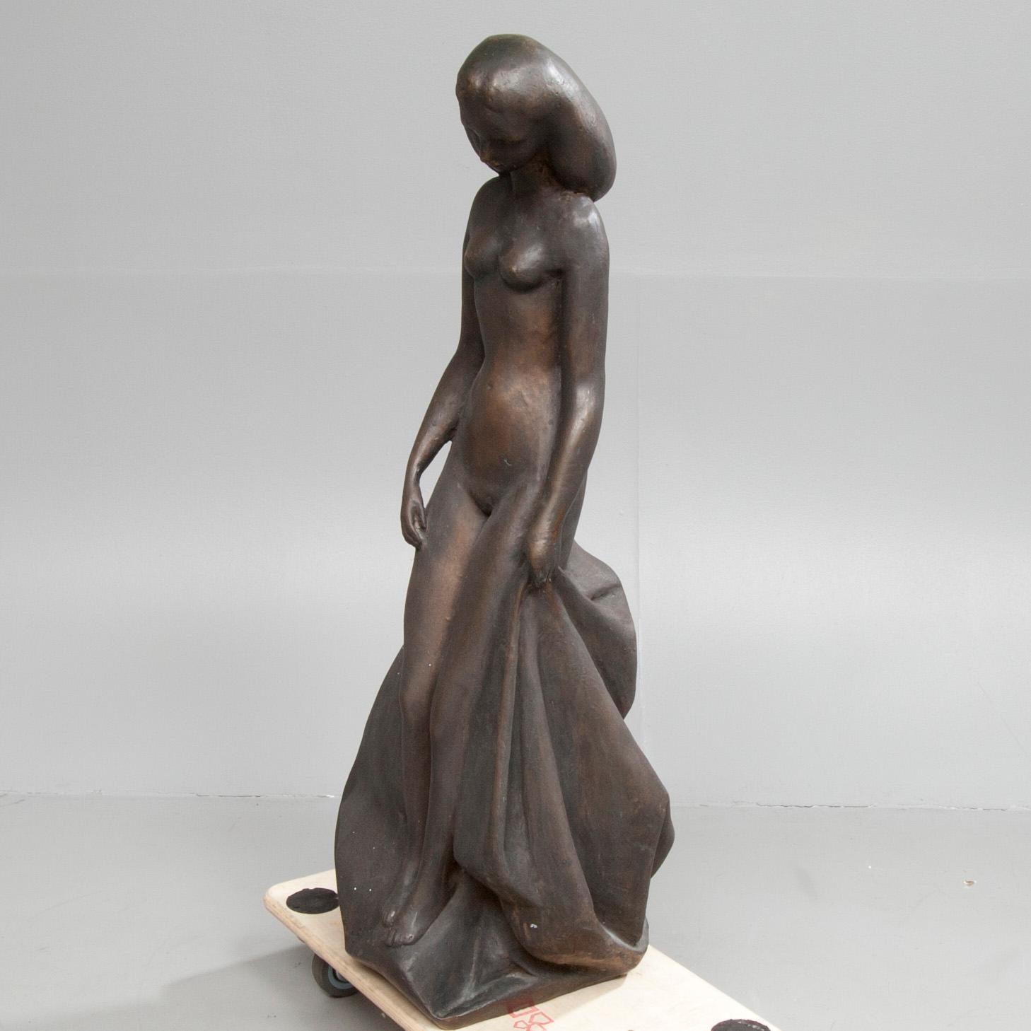 OKÄND KONSTNÄR, skulptur, brons, 1980-tal.