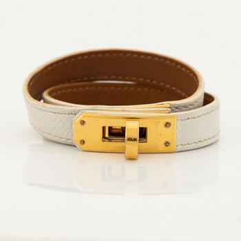 Hermès, a lether bracelet, "Kelly".