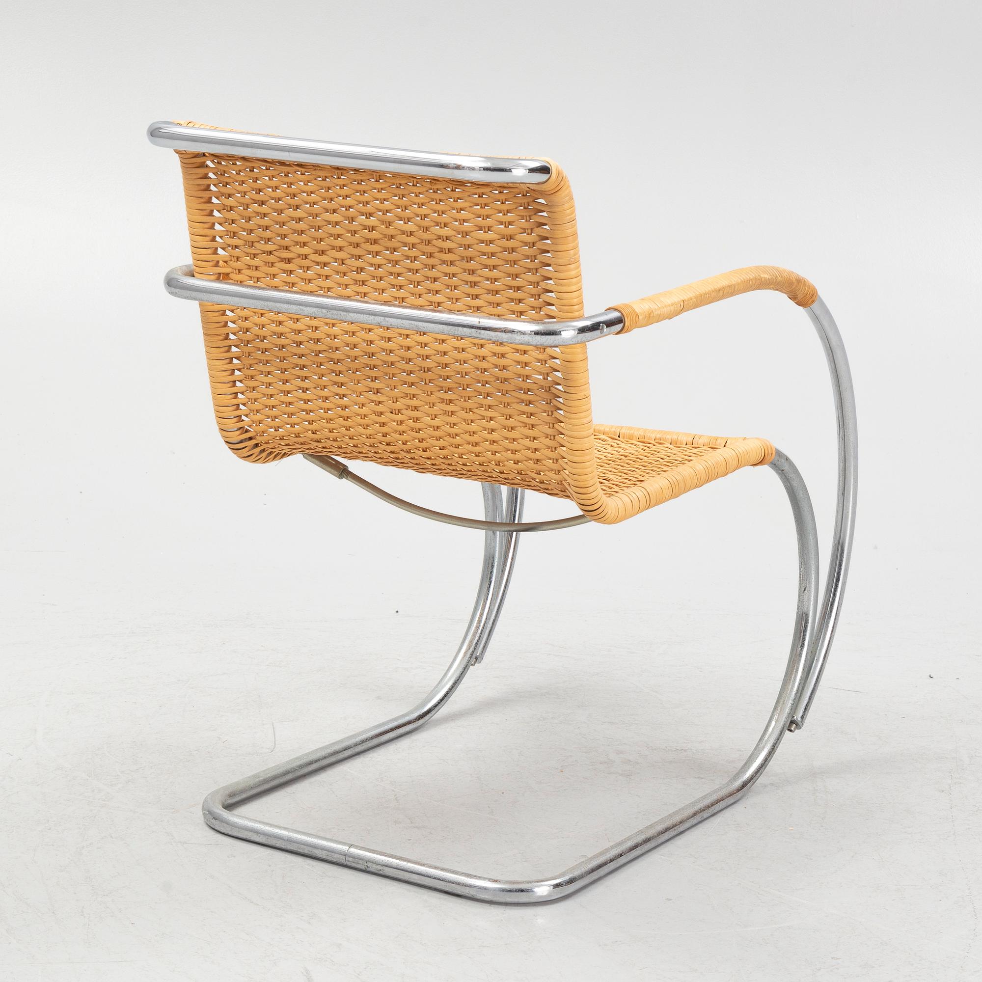 Ludwig Mies van der Rohe, armchair, "MR20", Thonet.