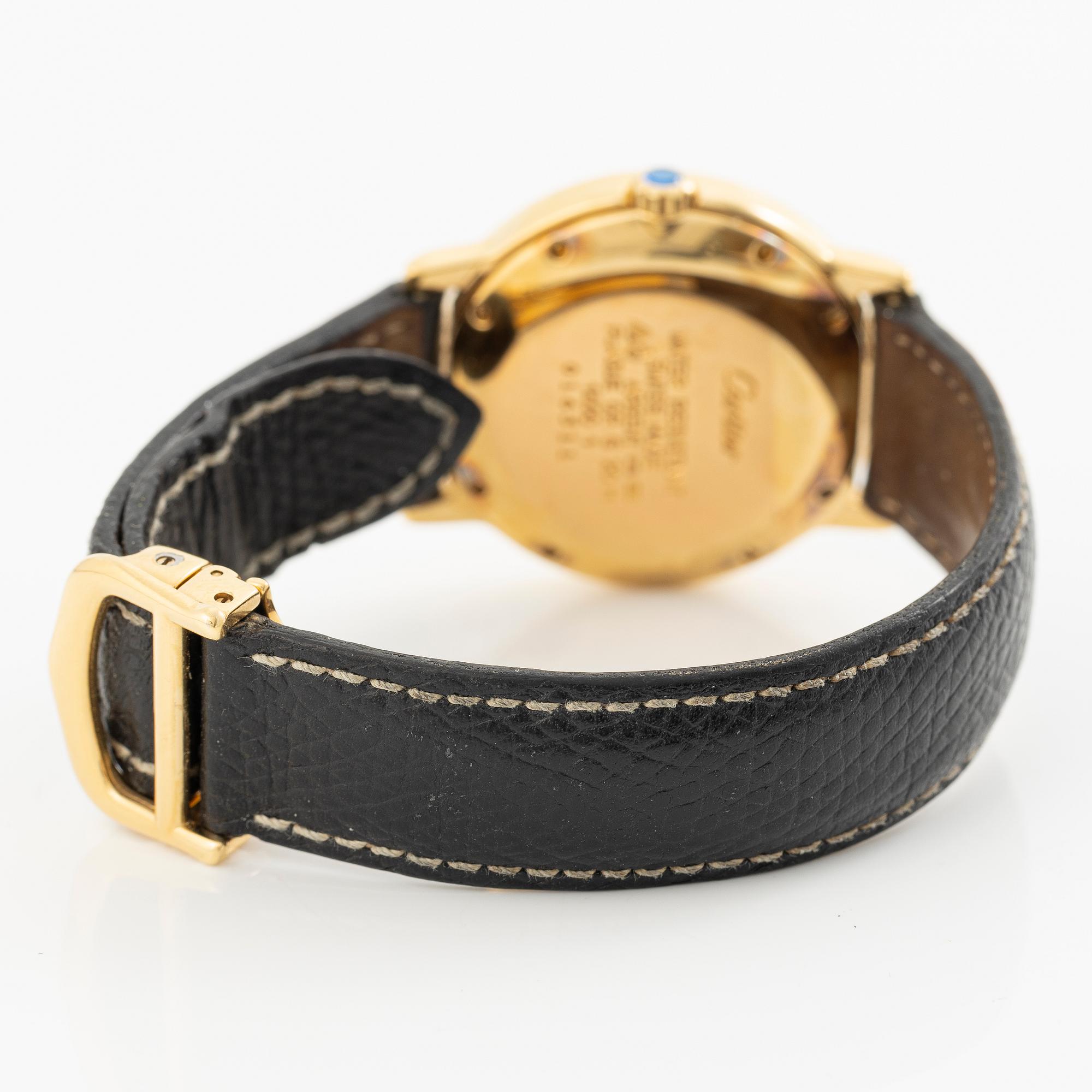Must de Cartier, Must Ronde, wristwatch, 33 mm.