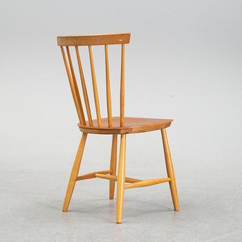 Six 1950/60's birch and teak chairs from Nesto.