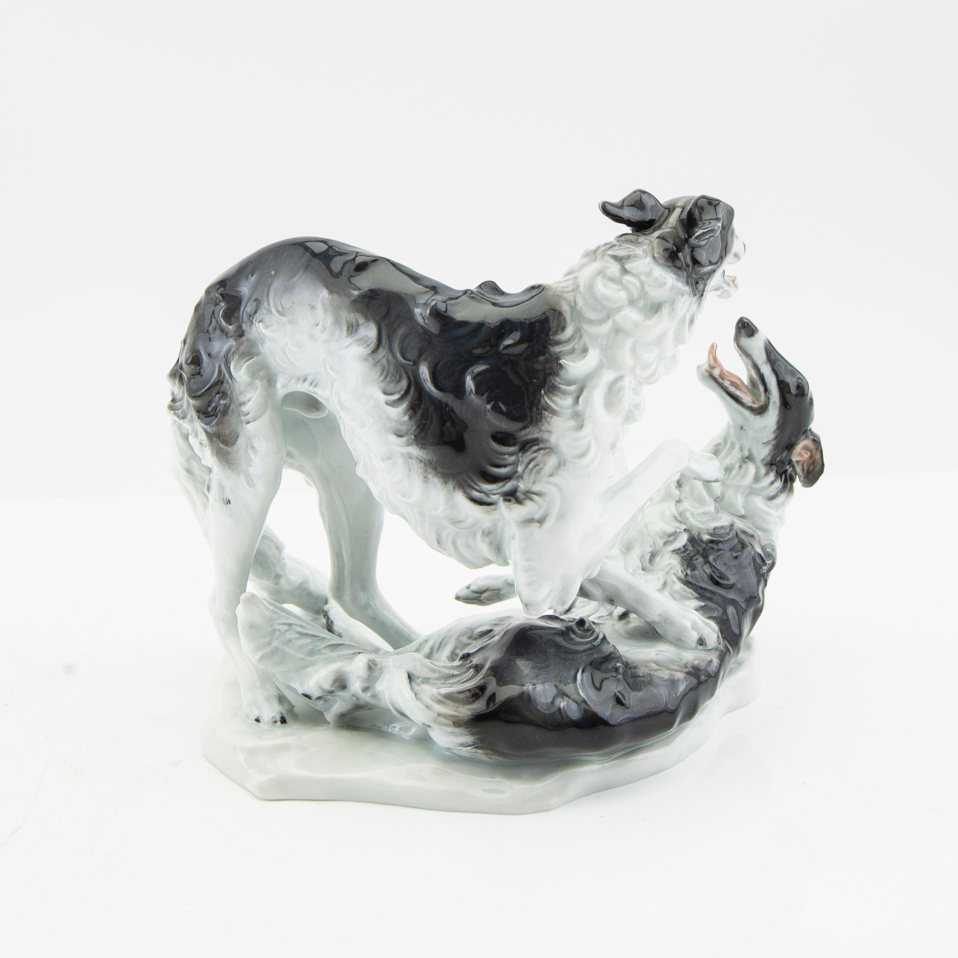 Figuriner 3 st Rosenthal Tyskland 1900-talets mitt porslin.