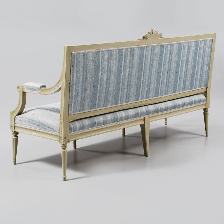 SOFFA, gustaviansk, omkring år 1800.