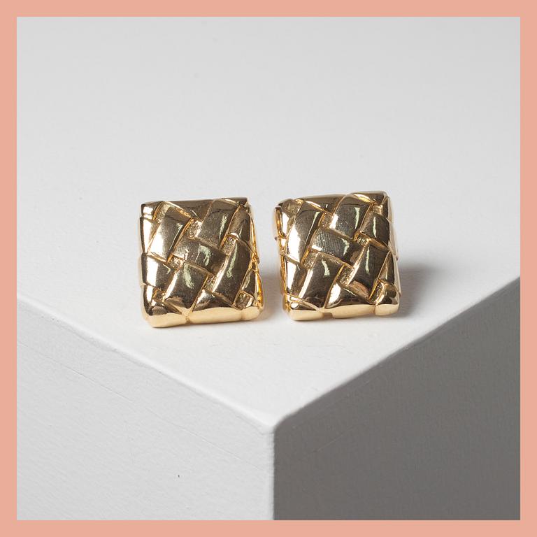 EARRINGS, 3 pair, Escada.