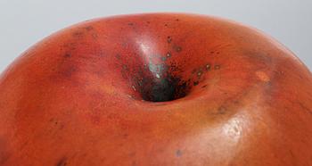 A Hans Hedberg faience apple, Biot France.