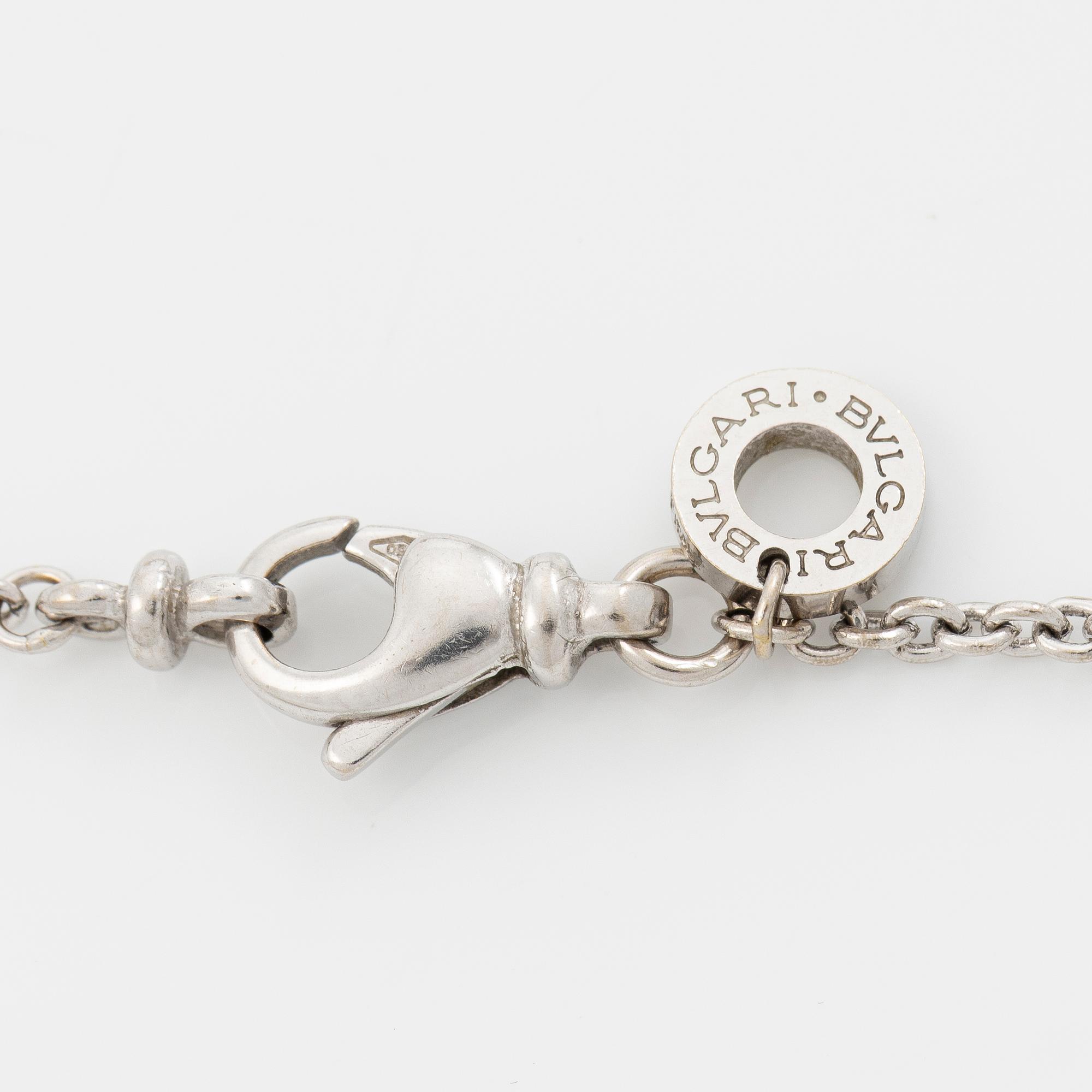Bulgari, necklace, B.zero1, 18K white gold.