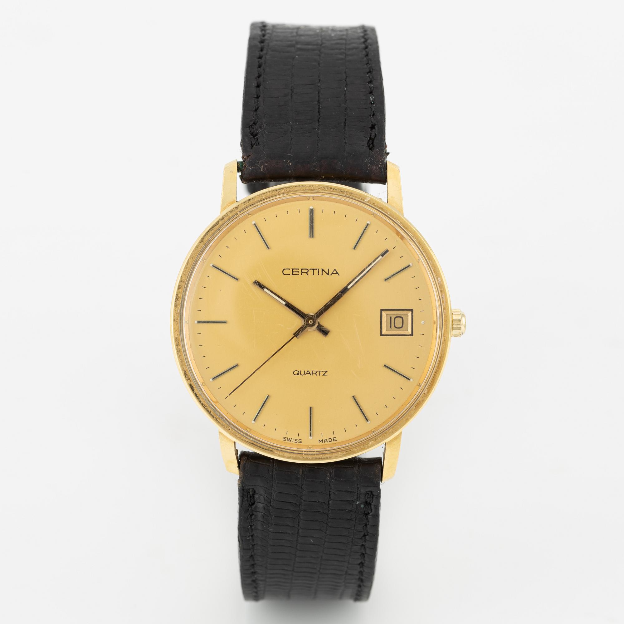 Certina, wristwatch, 33.5 mm.