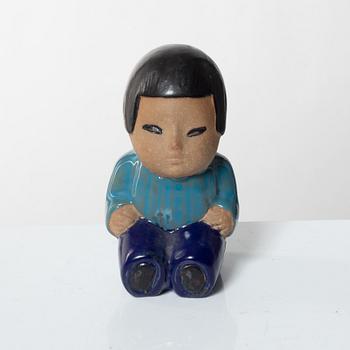 Lisa Larson, figurines, 8 pcs, "Children of the World", Gustavsberg.