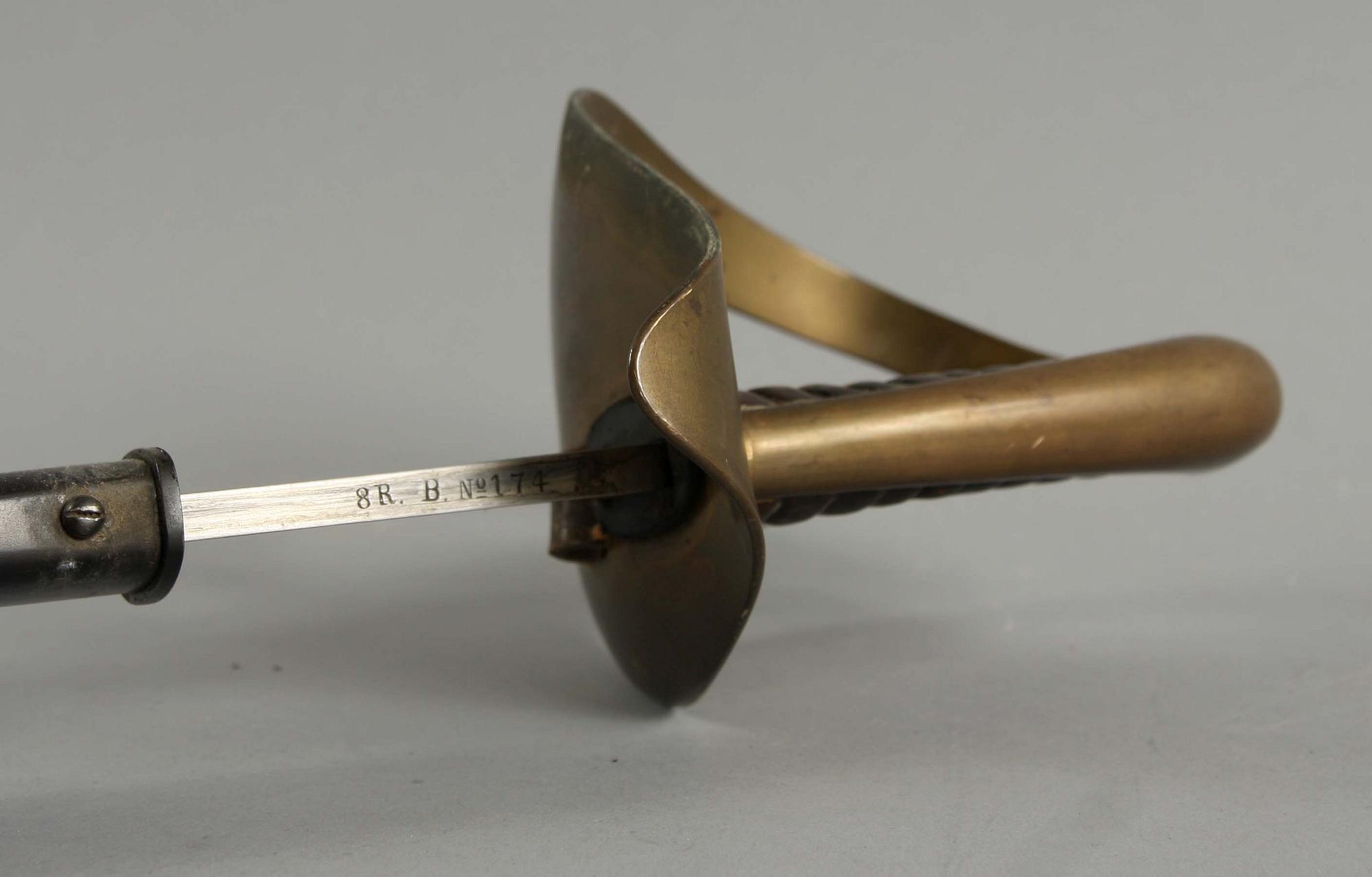 SABLAR, 2 st, m/1864 för kavalleriet.