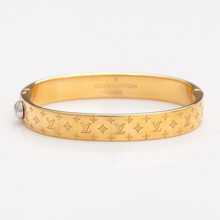 Louis Vuitton, "Nanogram cuff" bracelet. Marked Louis Vuitton Paris, Italy.